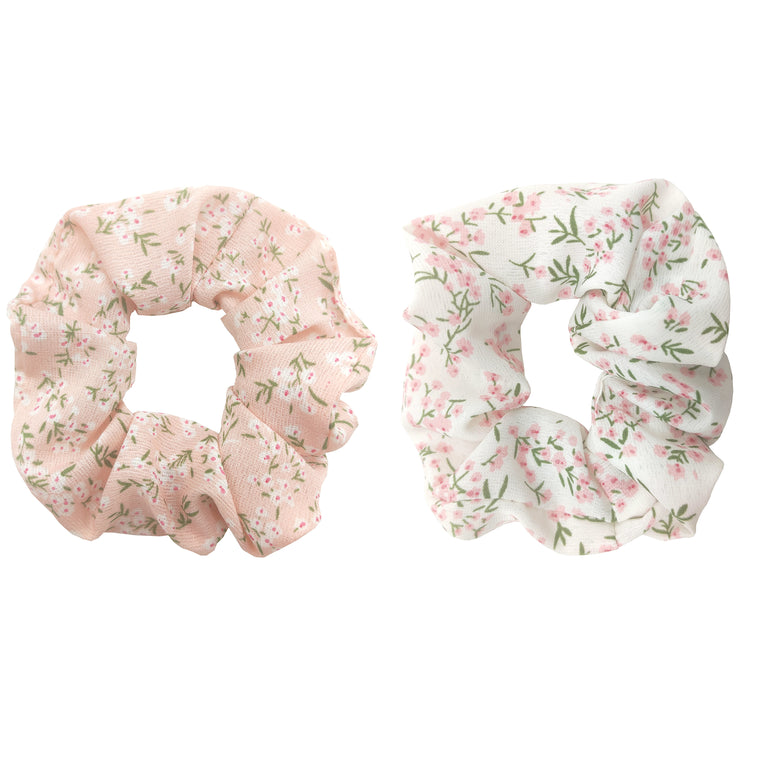 Pulse Professional 2pk Scrunchie - Pink & White