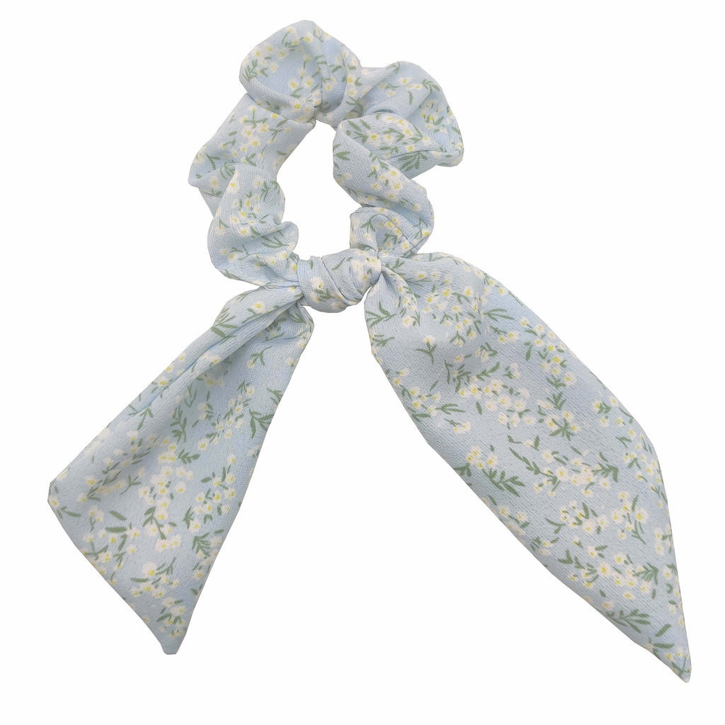 Pulse Professional Floral Tie Scrunchie - Blue