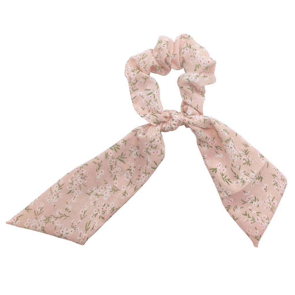 Pulse Professional Floral Tie Scrunchie - Pink