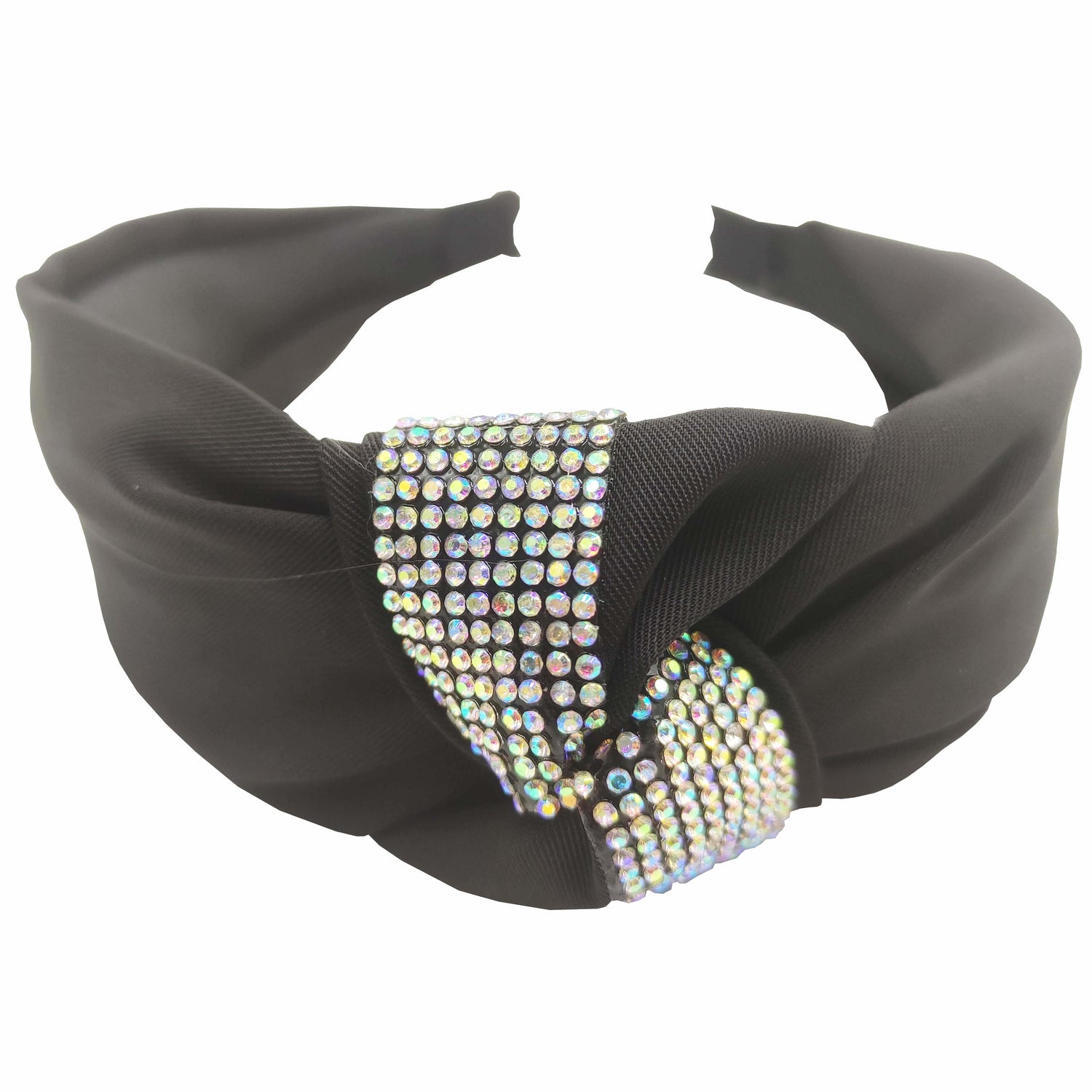 Pulse Professional Embellished Knot Top Hairband - Black