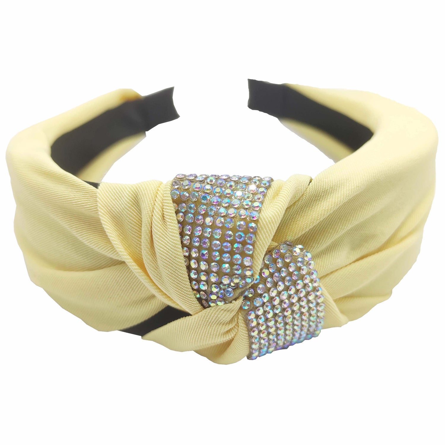 Pulse Professional Embellished Knot Top Hairband - Lemon