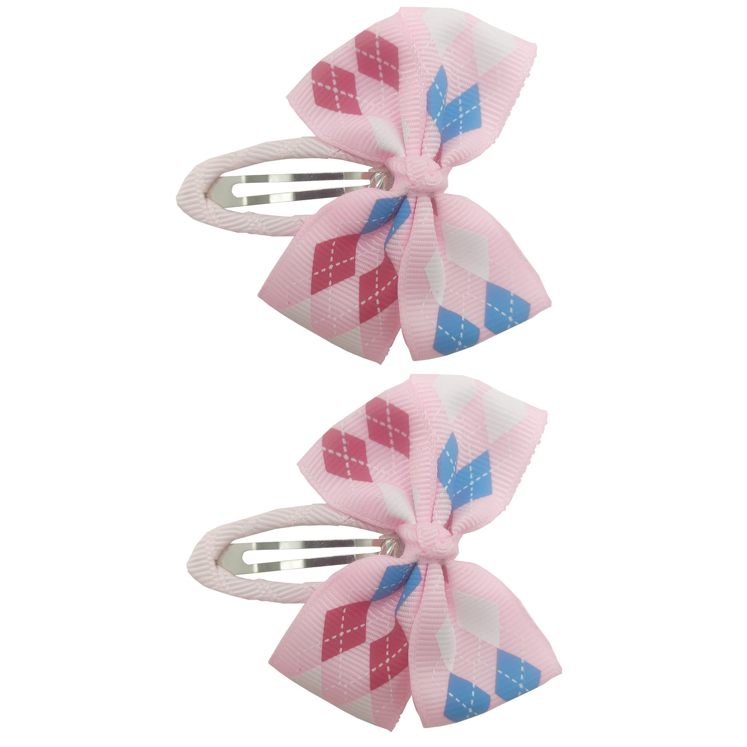 Sparkle 2pk Bow Clip - Light Pink