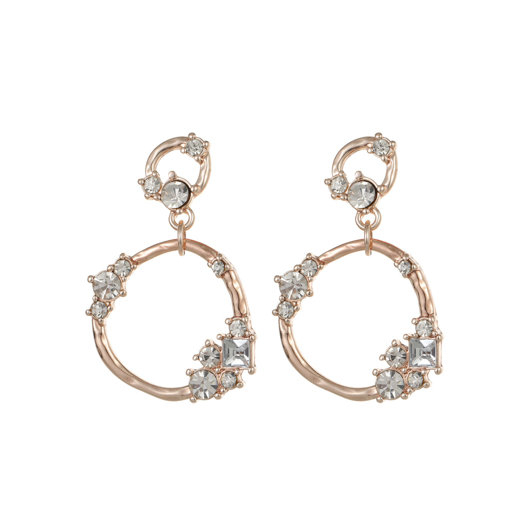 Statement earring rose gold