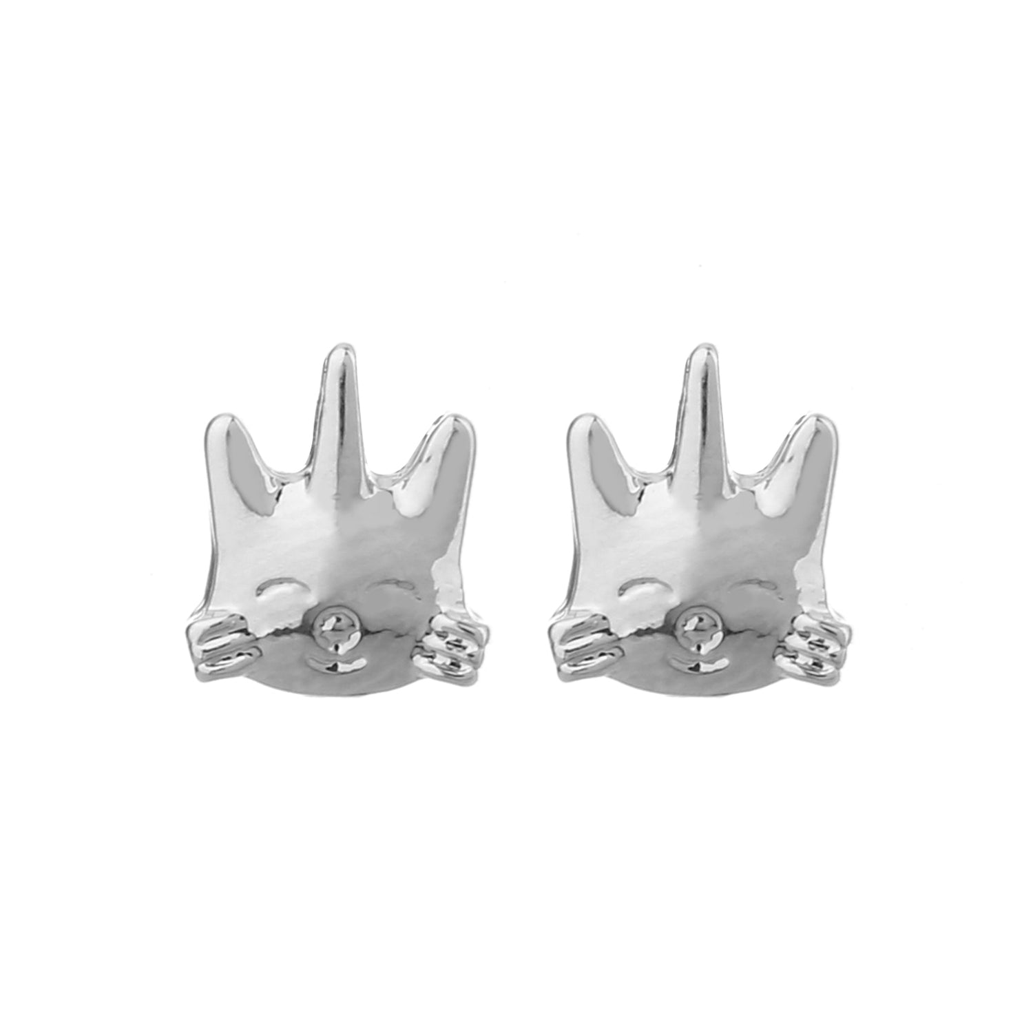 Delicate Ears Caticorn Earring Silver Plating