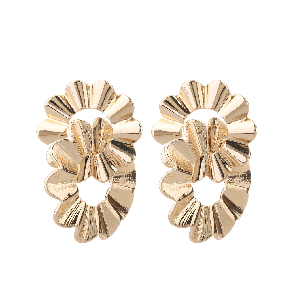 Double earring light gold