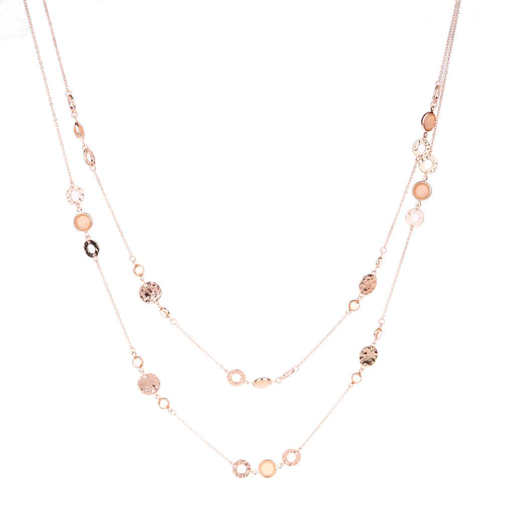 Long Rose Gold Necklace