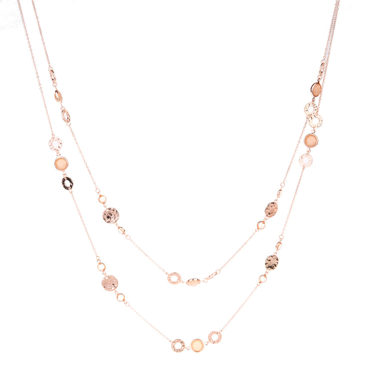 Long Rose Gold Necklace