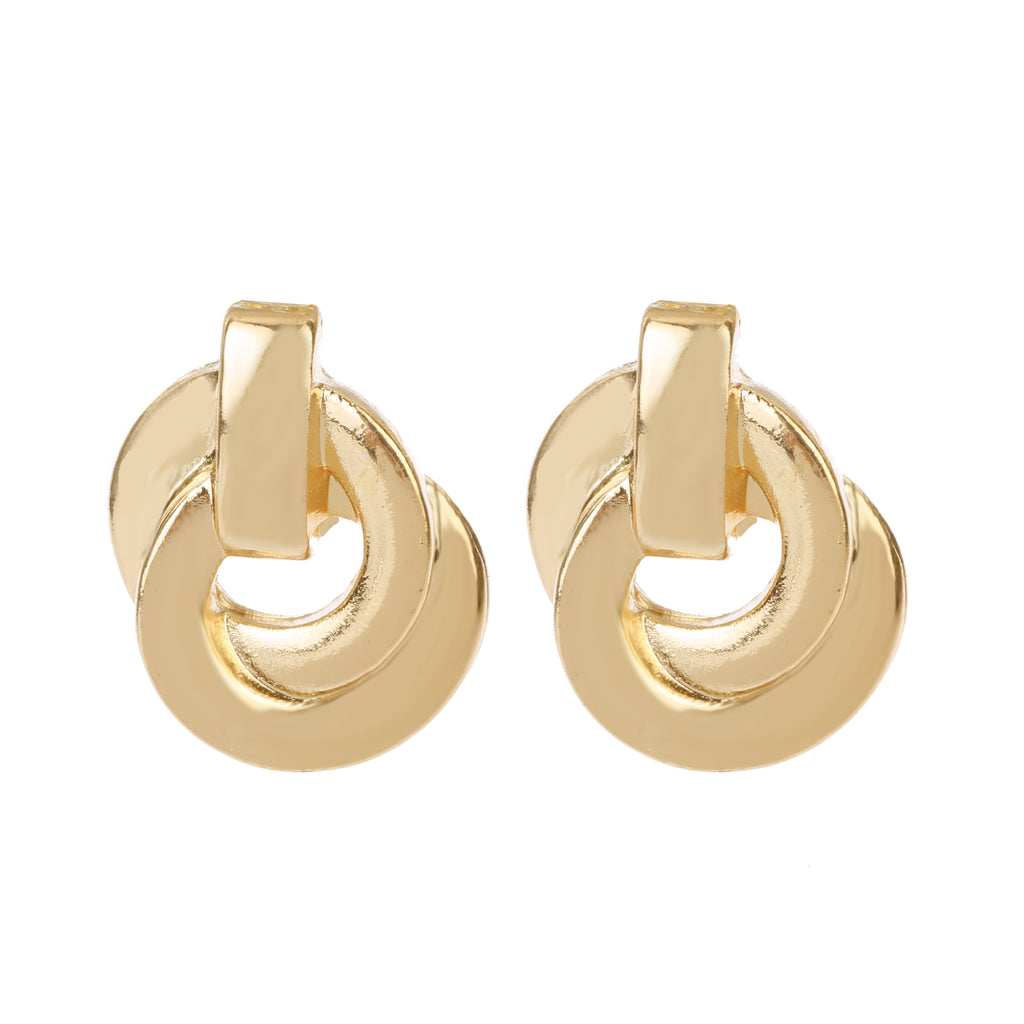 Delicate Ears Linked Earring Light Gold