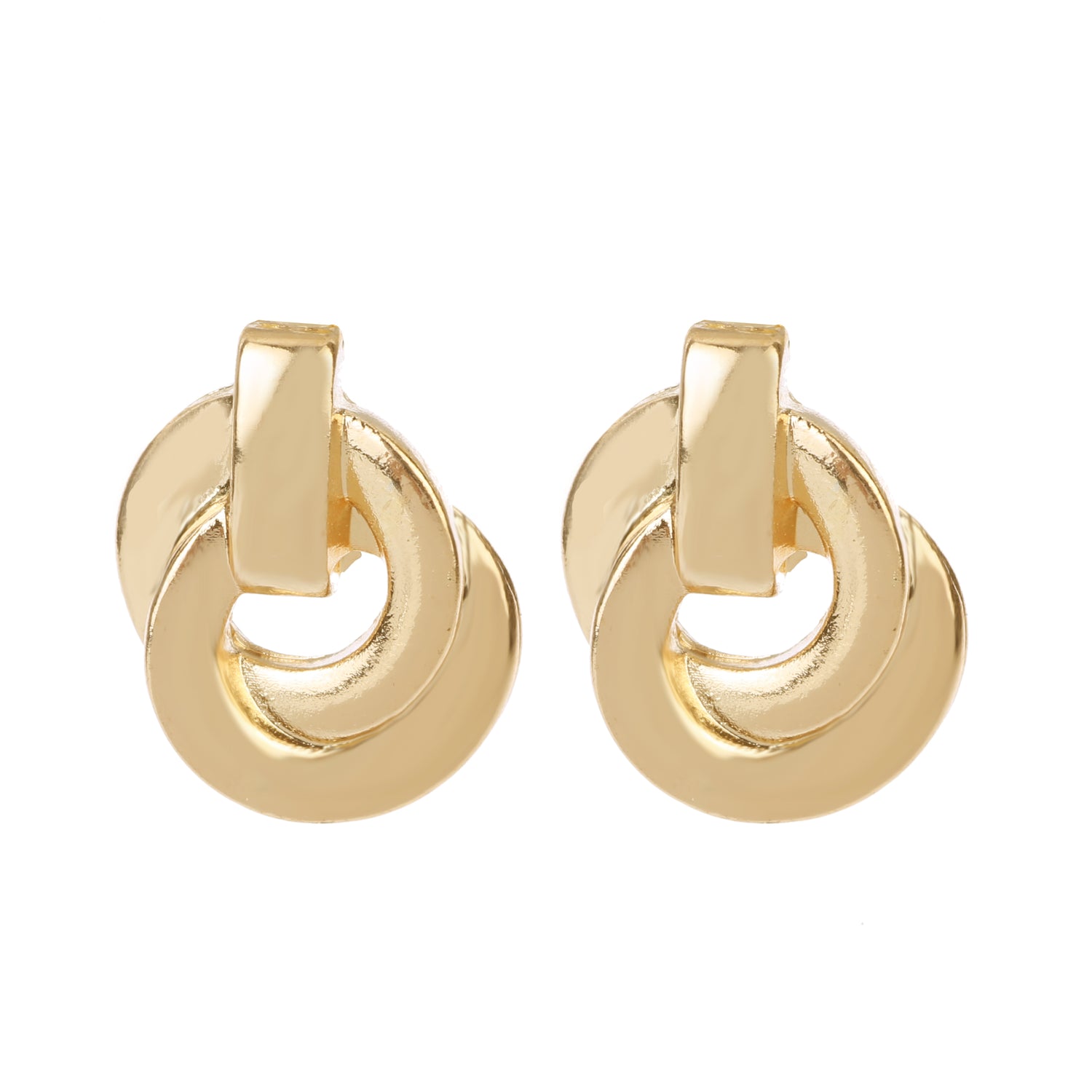 Delicate Ears Linked Earring Light Gold