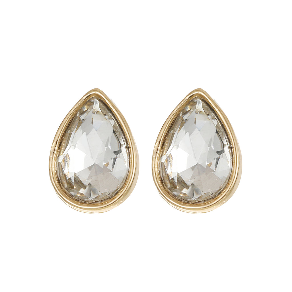 Delicate Ears Tear Earring Light Gold Plating