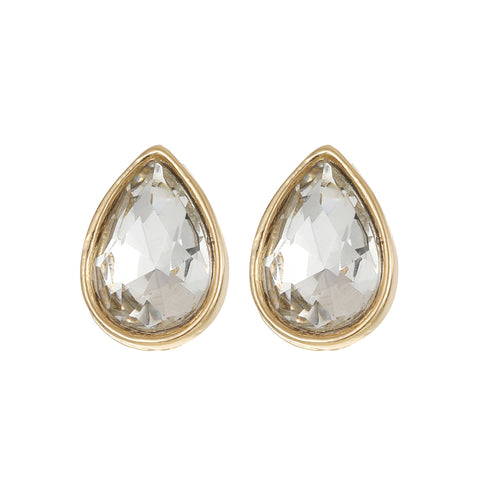 Delicate Ears Tear Earring Light Gold Plating