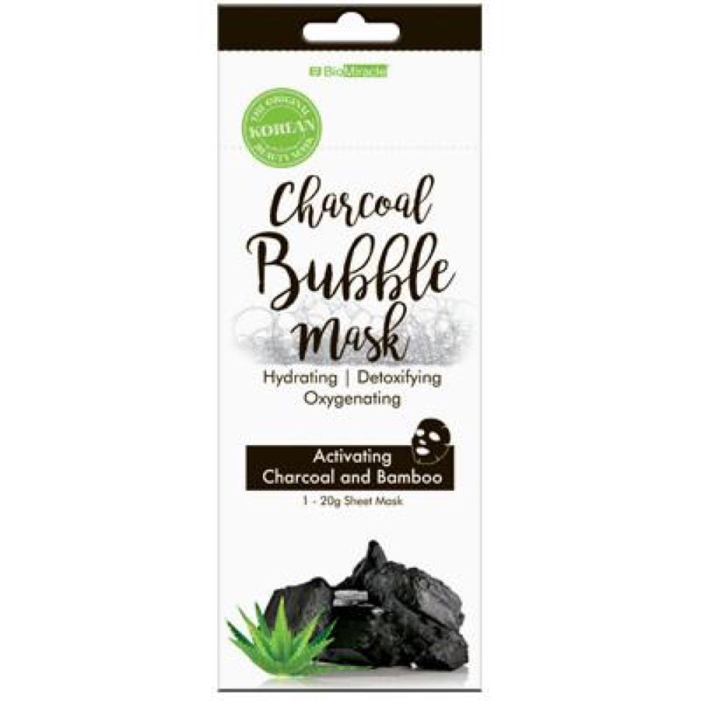 BioMiracle Charcoal Bubble Mask Single Pack